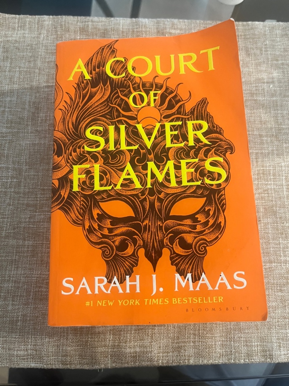 A Court of Silver Flames by Sarah J. Maas - Orange Cover